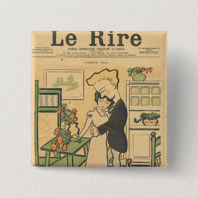 Äkta kärlek knapp (Framsida)