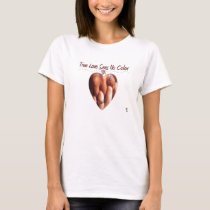 "Äkta kärlek logotypskjortan ser för ingen fär Tee Shirt