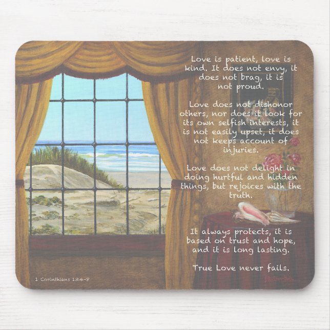 Äkta kärlek MousePad Musmatta (Framsidan)