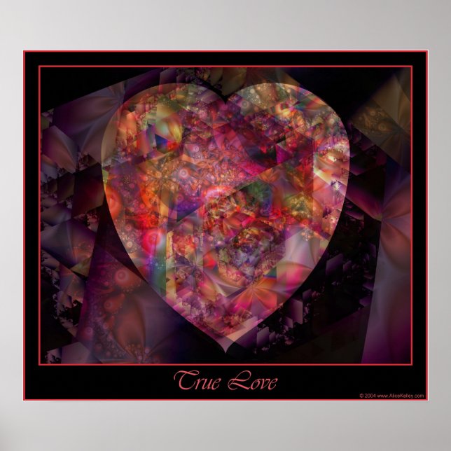 Äkta kärlek poster (Framsidan)