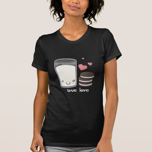 Äkta kärlek skjorta tee shirt (Framsida)