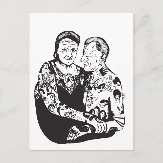 Äkta kärlek vykort (Framsida)