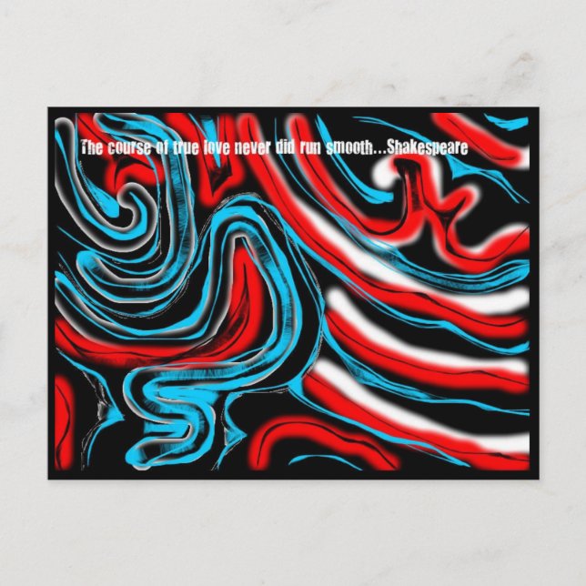 Äkta kärlek... vykort (Framsida)