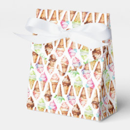 Äkta krämar av is presentaskar