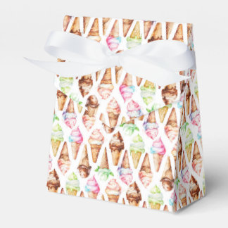 Äkta krämar av is presentaskar