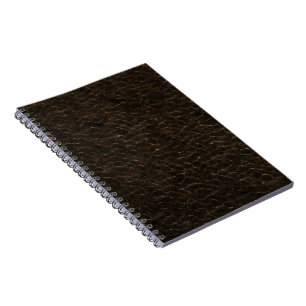 äkta, läder, journal anteckningsbok