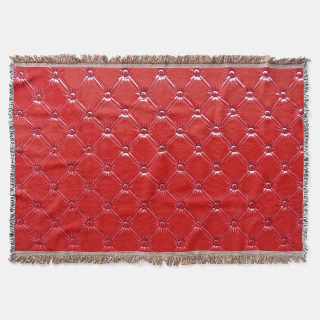 Äkta Läderstoppning: Mångsidig dekoration Filt (Framsidan)