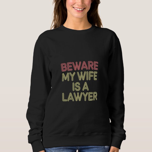 Akta Min Hustru Är Jurist Jurist Make T Shirt (Framsida)