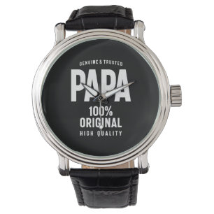 Äkta och betrott Pappa Far Gift Armbandsur