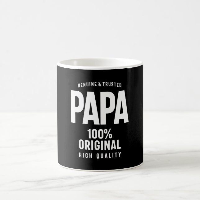 Äkta och betrott Pappa | Far Gift Kaffemugg (Center)