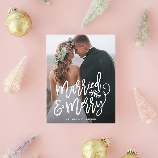 Äkta och nyfödda julfoto helg vykort (Skapare uppladdad)