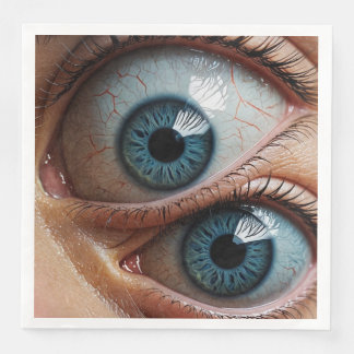 Äkta ögonbollar pappersservett