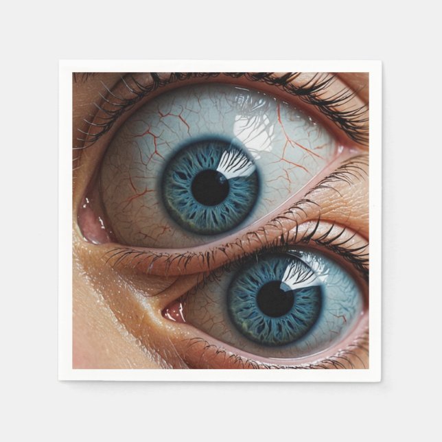 Äkta ögonbollar pappersservett (Framsidan)