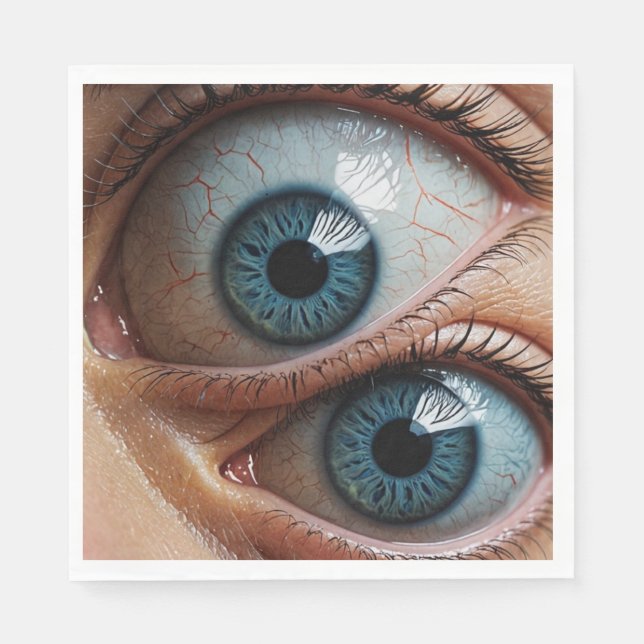 Äkta ögonbollar pappersservett (Framsidan)