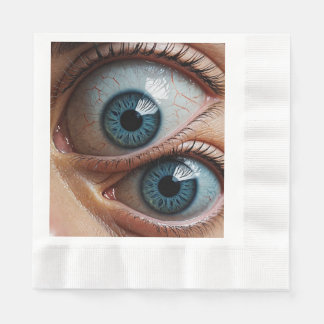 Äkta ögonbollar pappersservett