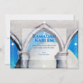 Äkta Oljepastellteckning Ramadan Välkomstkort Inbjudningar