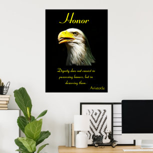 Äkta öron med Eagles tidslösa höghet Poster
