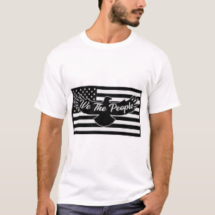 Äkta oss Flagga Personer © FB @ #USAPatriotGraphi T Shirt