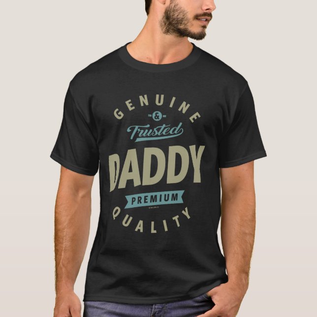 Äkta pappa t shirt (Framsida)