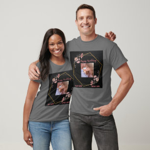 Äkta parets mörkgrå bröllopsceremoni t shirt