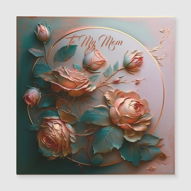 Äkta persika-Blommar för min mamma (Framsida)