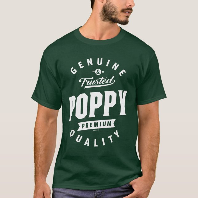 Äkta Poppy Gift T Shirt (Framsida)