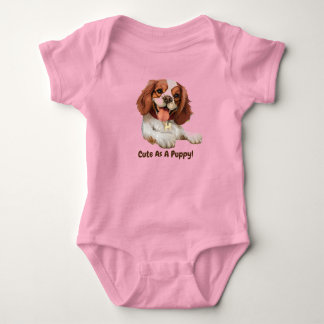 Äkta Puppy Baby One-Biet Jumper Bodykostym T Shirt