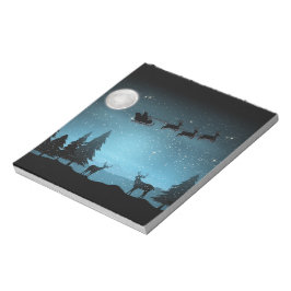 Akta renar på natten anteckningsblock