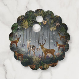 Akta renar på natten gåvor etiketter