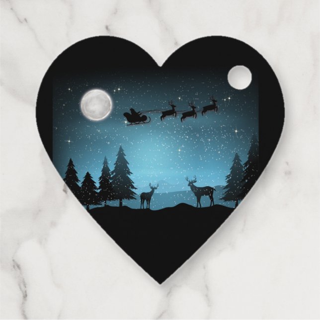 Akta renar på natten gåvor etiketter (Baksida)