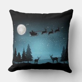 Akta renar på natten kudde