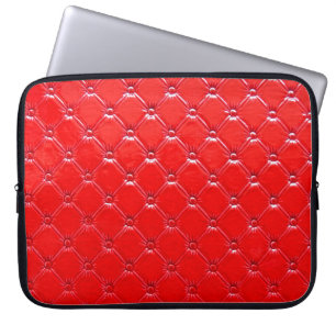 Äkta rödlädermöbler. laptop fodral