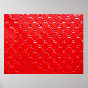 Äkta rödlädermöbler. poster