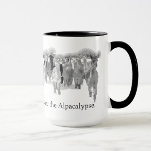 Akta sig Alpacalypsen - mossig humor för rolig Mugg