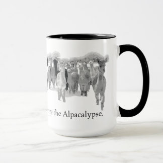 Akta sig Alpacalypsen - mossig humor för rolig Mugg