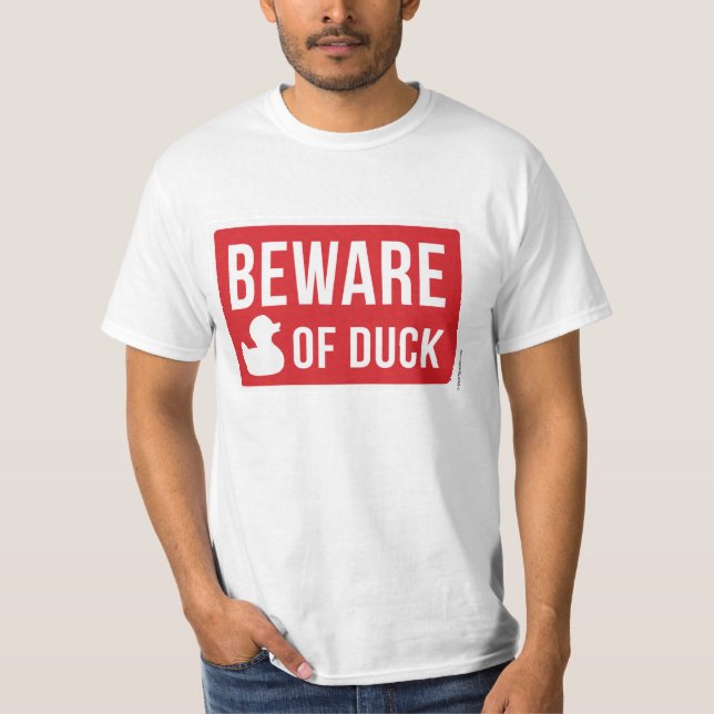 Akta sig av ankaT-tröja T-shirt (Framsida)