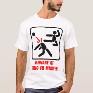 Akta sig av den ledar- kung fu t shirt