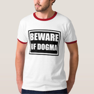 akta sig av dogm t-shirt
