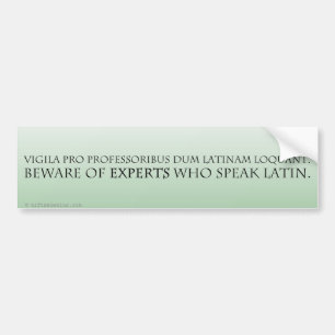 Akta sig av experter (den latinska översättninge bildekal