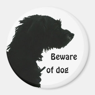 Akta sig av hunden magnet