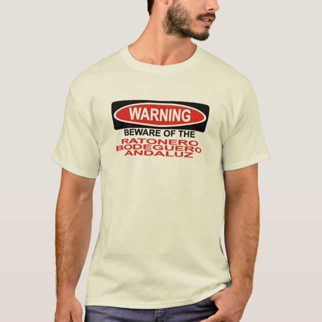Akta sig av Ratonero Bodeguero Andaluz T Shirt (Framsida)