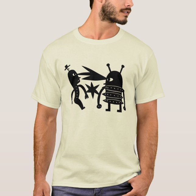 Akta sig av roboten t-shirt (Framsida)