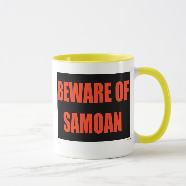 Akta sig av samoanskt mugg (Höger)