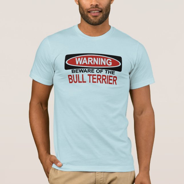 Akta sig av tjurTerrier T-shirt (Framsida)