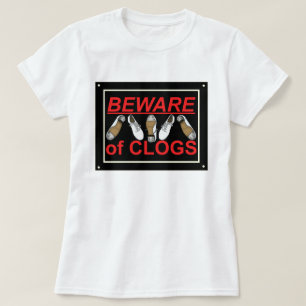 Akta sig av träskodansdesign t-shirt