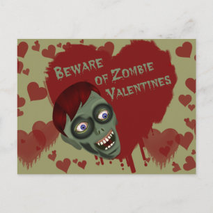 Akta sig av Zombievalentinesvykort Helg Vykort