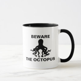 Akta sig bläckfiskmuggen mugg