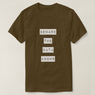 Akta sig datan vet T-tröja T-shirt