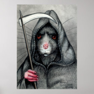 Akta sig den grymma Reaperråttaaffischen Poster
