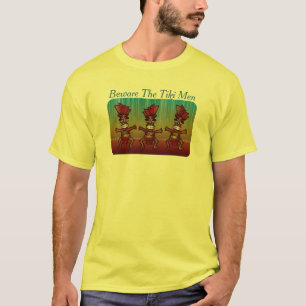 Akta sig den roliga tropiska ön Luau för Tiki T Shirt